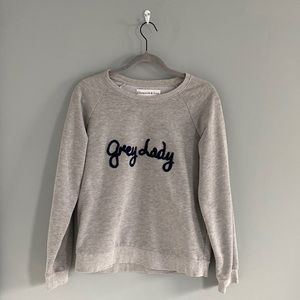 Ellsworth & Ivey Nantucket Grey Lady Sweatshirt Size M